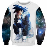 PLstar Cosmos 2019 New Fashion Sweatshirt Anime Dragon Ball Z Kid Goku and Master Roshi 3d Print Men Women Crewneck Pullover