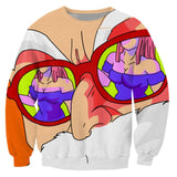 PLstar Cosmos 2019 New Fashion Sweatshirt Anime Dragon Ball Z Kid Goku and Master Roshi 3d Print Men Women Crewneck Pullover