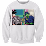 PLstar Cosmos 2019 New Fashion Sweatshirt Anime Dragon Ball Z Kid Goku and Master Roshi 3d Print Men Women Crewneck Pullover