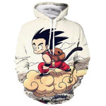 PLstar Cosmos 2019 New Fashion Sweatshirt Anime Dragon Ball Z Kid Goku and Master Roshi 3d Print Men Women Crewneck Pullover