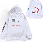 Astroworld THRILLS AND CHILLS Hoodies Plus pants Autumn Streetwear Pullover Travis Scotts Young Men Women FashionHip Hop Printin