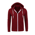 MRMT 2020 New Men's Hoodies Sweatshirts Zipper Hoodie Men Sweatshirt Solid Color Man Hoody Sweatshirts For Male