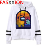 New Video Game Among Us Hoodies Men Impostor Graphic Anime Streetwear Cartoon Sweatshirt Sudadera Hombre Among Us Hip Hop Hoodie