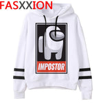 New Video Game Among Us Hoodies Men Impostor Graphic Anime Streetwear Cartoon Sweatshirt Sudadera Hombre Among Us Hip Hop Hoodie