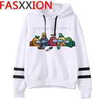 New Video Game Among Us Hoodies Men Impostor Graphic Anime Streetwear Cartoon Sweatshirt Sudadera Hombre Among Us Hip Hop Hoodie