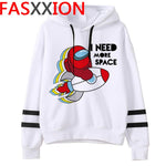 New Video Game Among Us Hoodies Men Impostor Graphic Anime Streetwear Cartoon Sweatshirt Sudadera Hombre Among Us Hip Hop Hoodie