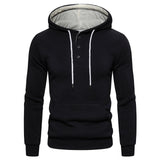 2019 New Autumn Winter Cotton Hoodied Mens Sweatshirts Solid Hoody Fleece Thick Hoodies Men Sportswear Zipper Sweatshirts Men