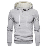 2019 New Autumn Winter Cotton Hoodied Mens Sweatshirts Solid Hoody Fleece Thick Hoodies Men Sportswear Zipper Sweatshirts Men